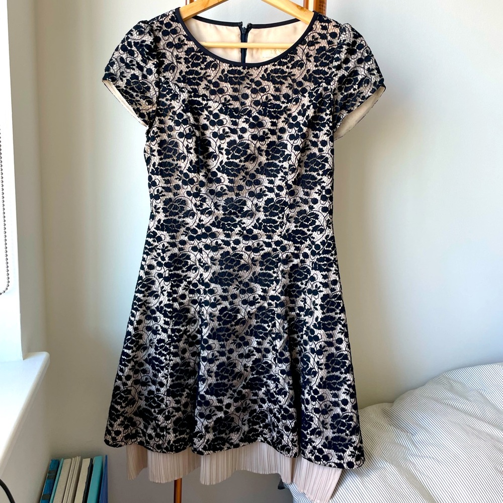 Women’s black lace mini dress from LYNN (Korean department store brand)
